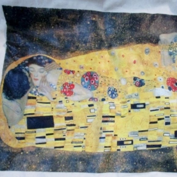Handbags - GUSTAV KLIMT "THE KISS" Canvas Tote Bag Art Shoppe